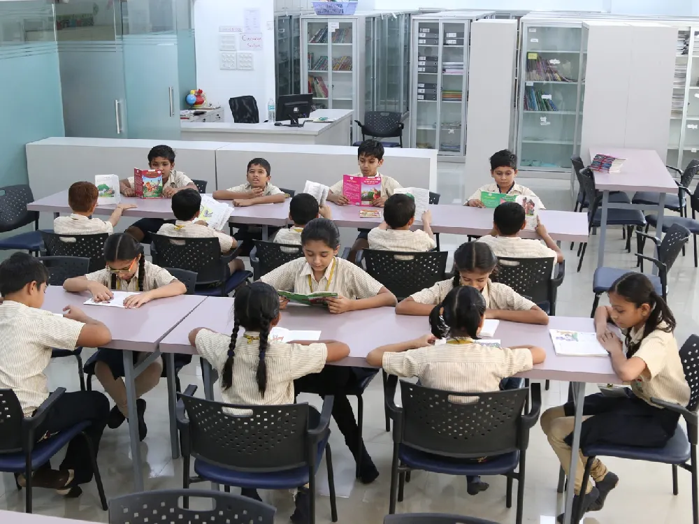 RBK Hanumant High School library, Mahuva