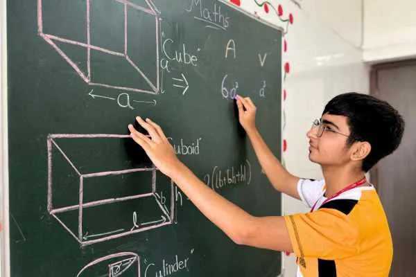 Secondary school learners at work