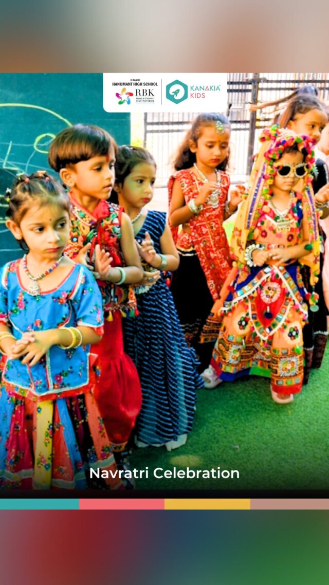 Navratri celebration at Kanakia Kids, Mahuva campus