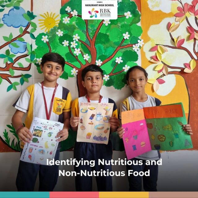 Class 3 Hindi activity on nutritious and non-nutritious foods (Chatori Chuniya)